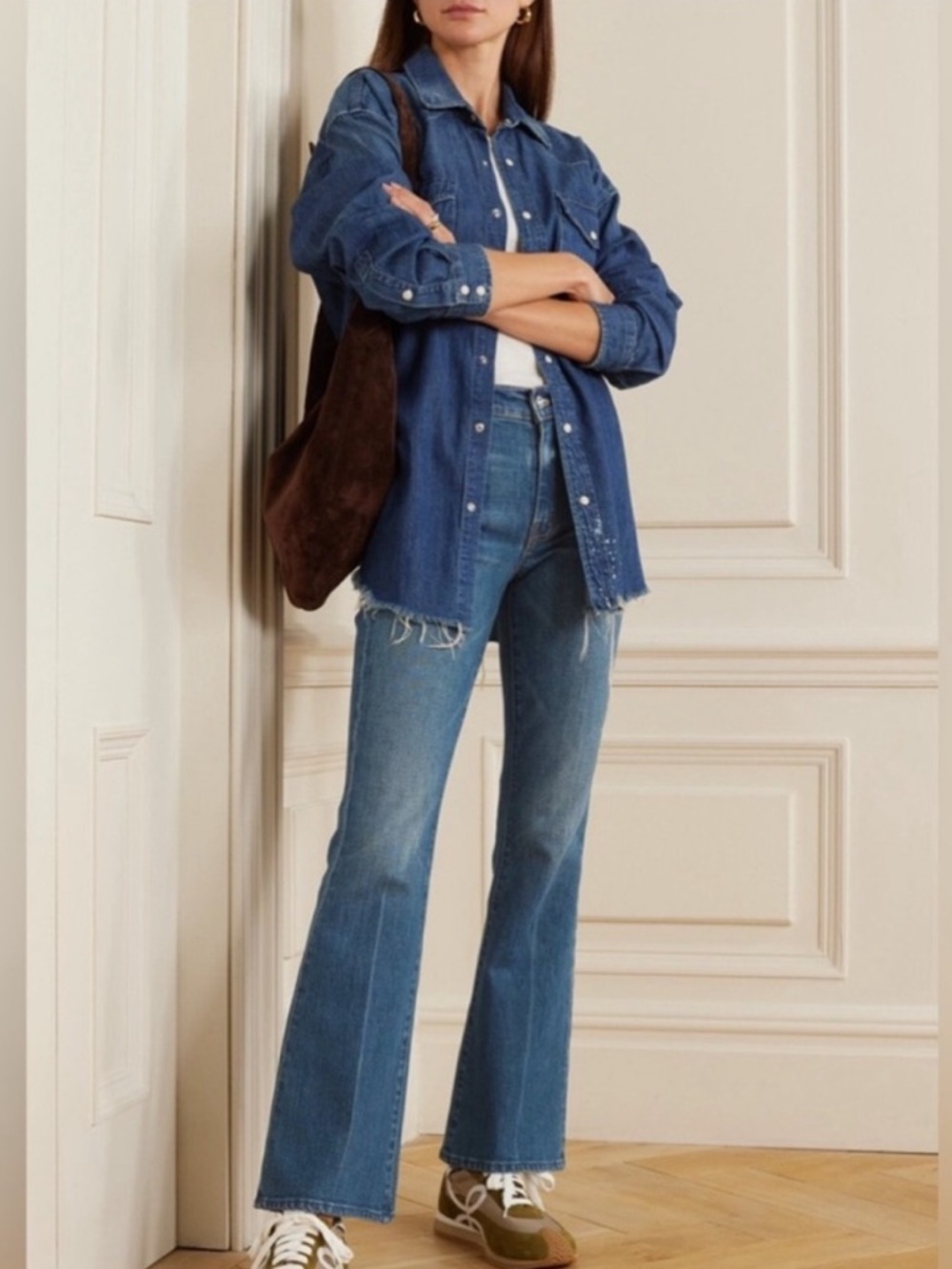 Mother Denim western overshirt dopenhagen size medium